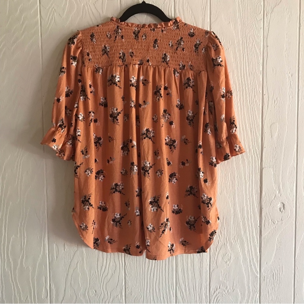 Melloday floral 3/4 Sleeve Blouse - Picture 2 of 5